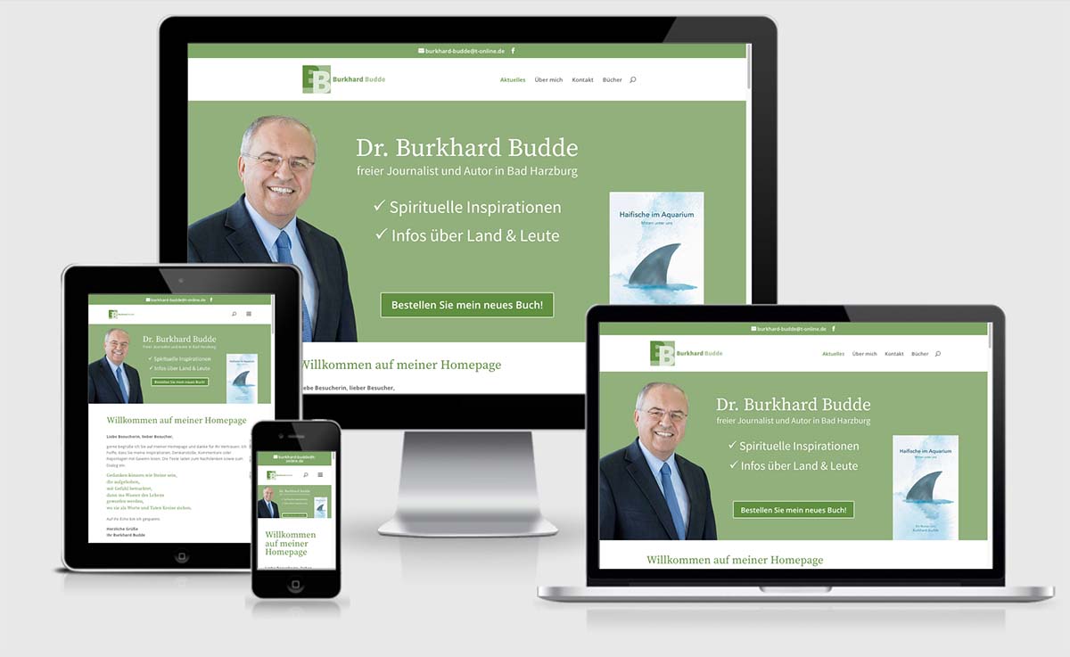 Website für Dr. Burkhard Budde