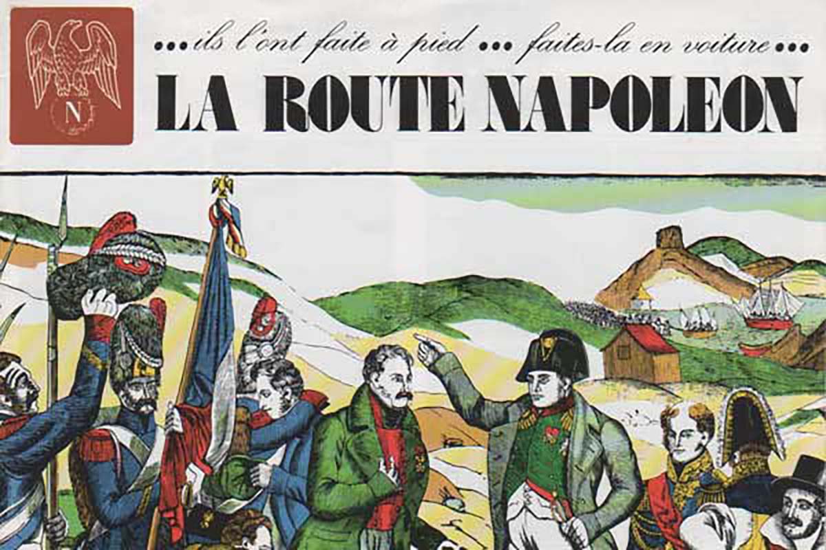 Titelseite eines Heftes zur Route Napoléon